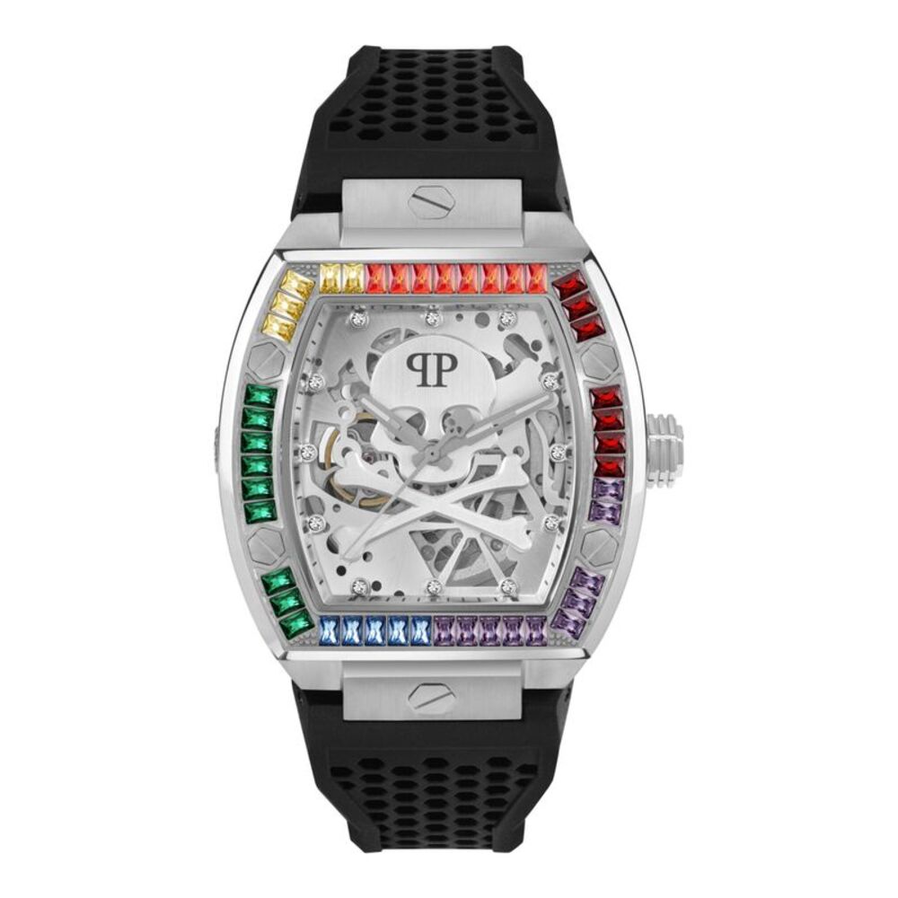 Philipp Plein The $keleton Automatic Watch Silver Mens